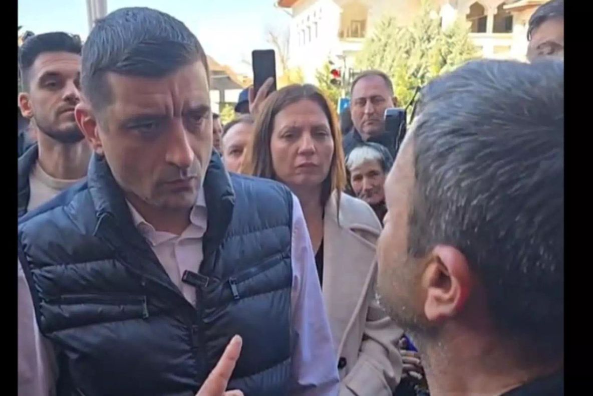 George Simion a ajuns la protestul minerilor din Târgu Jiu - VIDEO