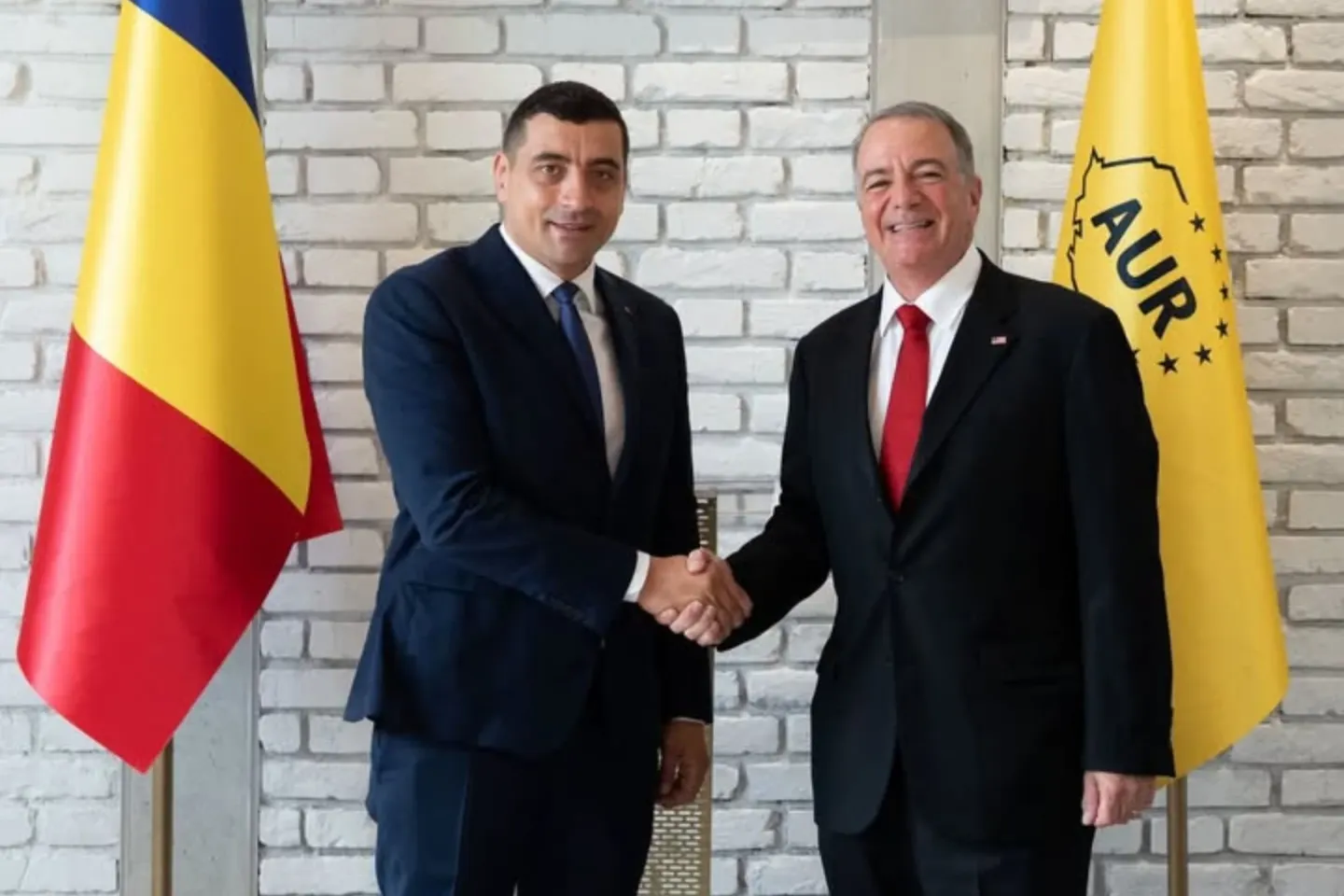 George Simion s-a întâlnit cu ambasadorul SUA la București
