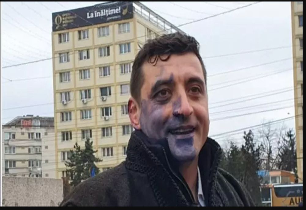 VIDEO - Alertă la IAȘI. George Simion, stropit cu cerneală, la un eveniment AUR. Ce a comunicat Poliția