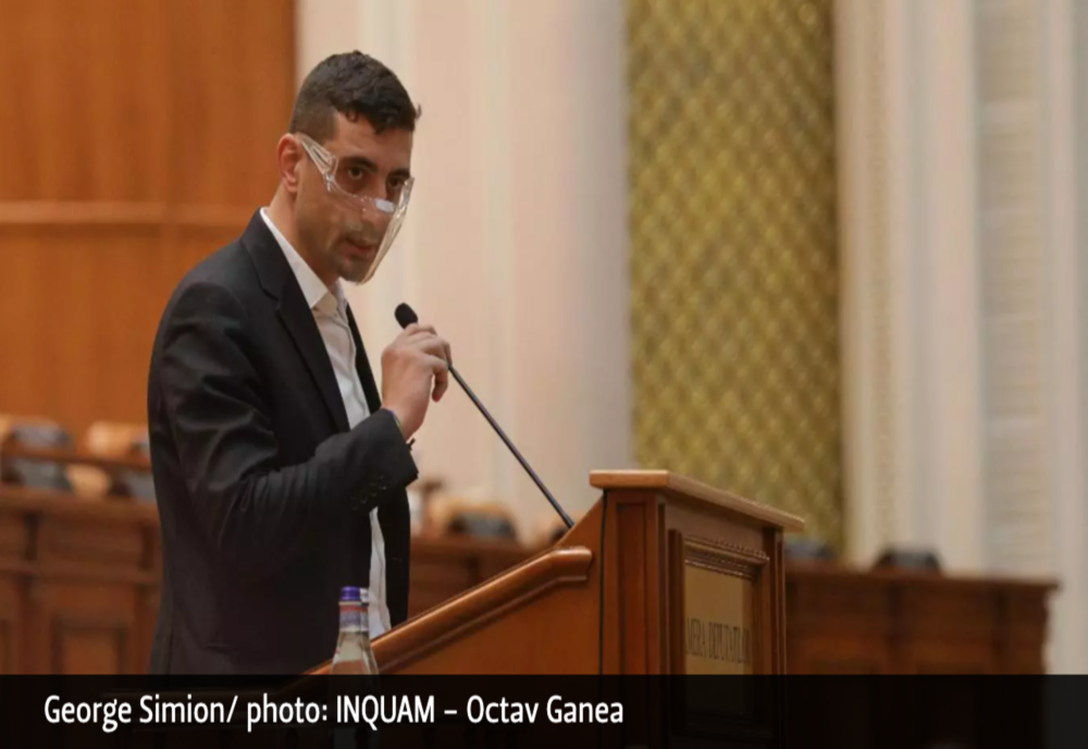 George Simion a stins lumina Parlament, în timpul dezbaterilor asupra legii privind salarizarea bugetarilor: „Faceți economie!” - VIDEO