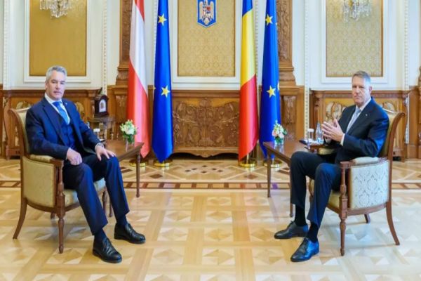 Cancelarul Nehammer, sfidare după întâlnirea cu Iohannis. Austria blochează în continuare aderarea totală la Schengen