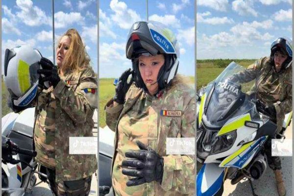 AGENTUL DE POLIȚIE CARE I-A ÎMPRUMUTAT MOTOCICLETA ȘI CASCA DIANEI ȘOȘOACĂ A FOST DESTITUIT