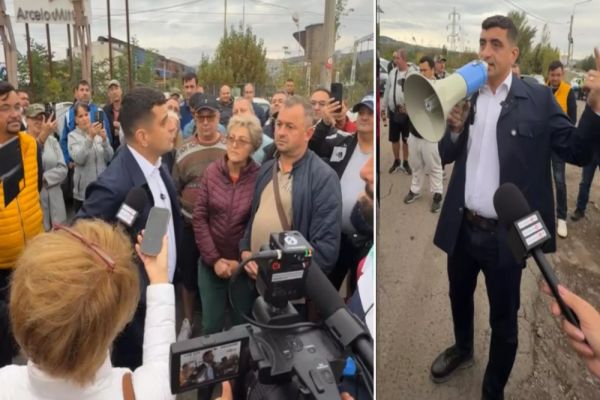 GEORGE SIMION, MESAJ DE FORȚĂ DIN MIJLOCUL DISPONIBILIZAȚILOR DE LA COMBINATUL SIDERURGIC HUNEDOARA: SĂ VINĂ BOLOJAN SĂ VĂ REZOLVE PROBLEMA - VIDEO